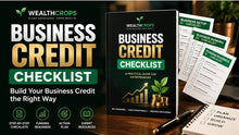 Load image into Gallery viewer, Wealthcrops Business Credit Checklist
