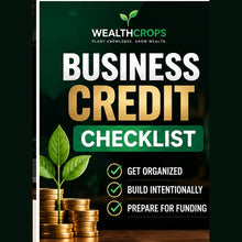 Load image into Gallery viewer, Wealthcrops Business Credit Checklist
